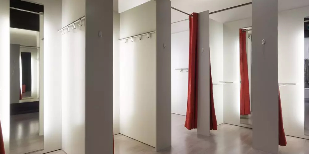 طراحی روشنایی فروشگاه، اتاق پرو | Fitting Room